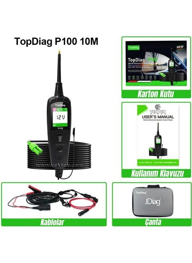 Yek Control Pen, Auto Circuit Leakage and Broken Installation Detection Tester Topdiag P100 tek  - Image 1