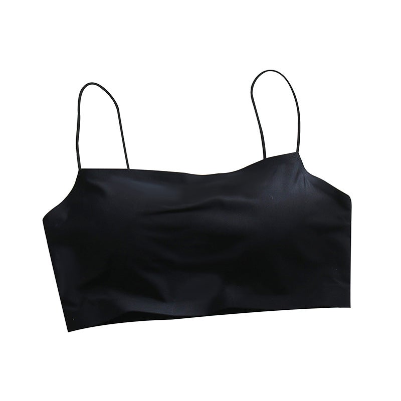 Generic Factory direct ice silk collar beautiful back tube chest summer thin girl seamless wrap chest anti-light sling underwear women skin color - Image 2