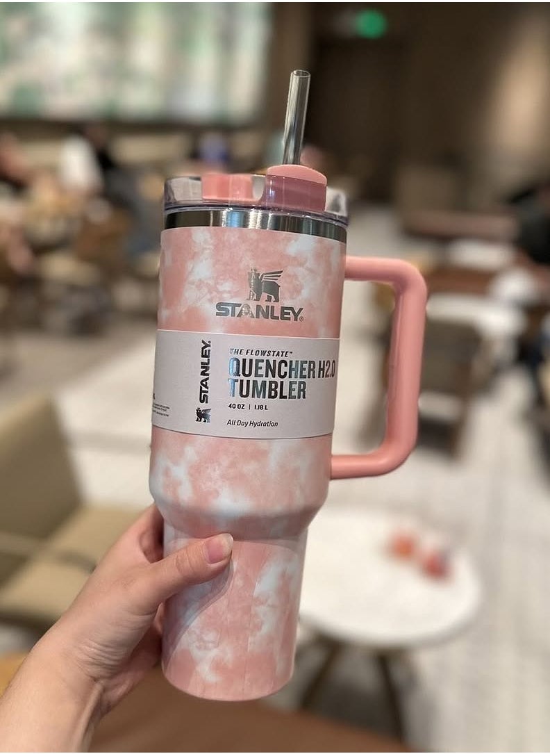 Stanley - Stanley cup H2.0 Stainless Steel with Lid and Straw for Water Iced Tea,Coffee and Smoothie - Image 1