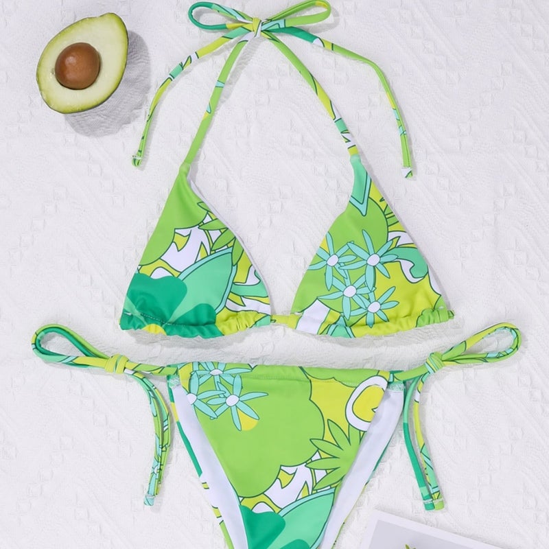 Bikini Backless Split Swimsuit Bikini Female Beachwear Spot Summer - Image 2