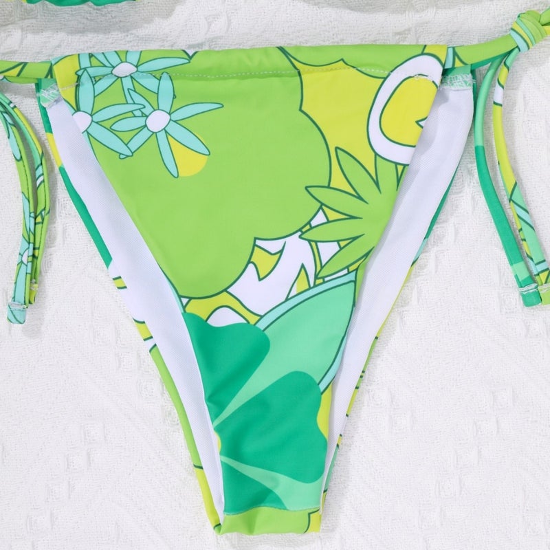 Bikini Backless Split Swimsuit Bikini Female Beachwear Spot Summer - Image 3