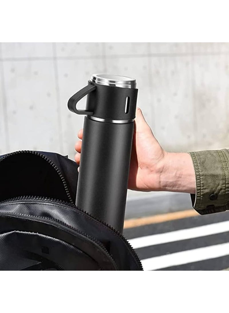 Vacuum Flask Set Stainless Steel Drinking Metal Water Bottle Gift High Quality Vacuum Flask Bottle - 500ml - Image 4