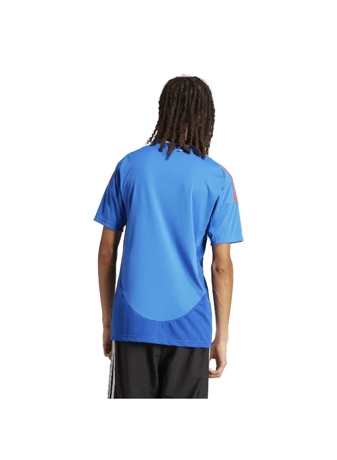 adidas قمصان كرة قدم رجالية زرقاء