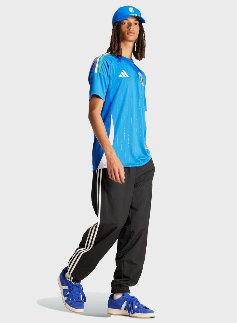 adidas قمصان كرة قدم رجالية زرقاء