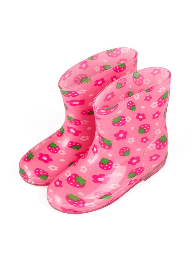 Children's Rain Boots Rainbow Girls Export Export Cute Student Water Boots Boys Baby Rain Boots Water Shoes Source