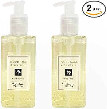 By Deluxe Wood Sage Sea Salt Hand Wash 250mL2 TWIN PACK - Image 1