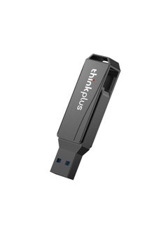 BURAQ Lenovo Thinkplus MU252 USB 3.1 + USB-C / Type-C Flash Drive, Memory:32GB(Black)  - Image 3