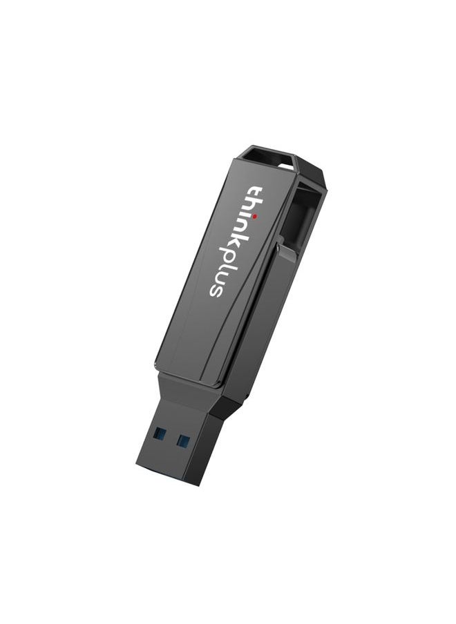 BURAQ - Lenovo Thinkplus MU252 USB 3.1 + USB-C / Type-C Flash Drive, Memory:32GB(Black) - Image 1
