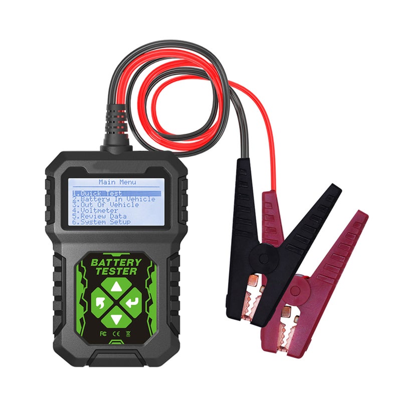 Car Battery Load Tester with LED Display CCA 100-2000 CCA Alternator Tester, Auto Battery Analyzer for Car Truck Motorcycle ATV SUV Boat Yacht - Image 1