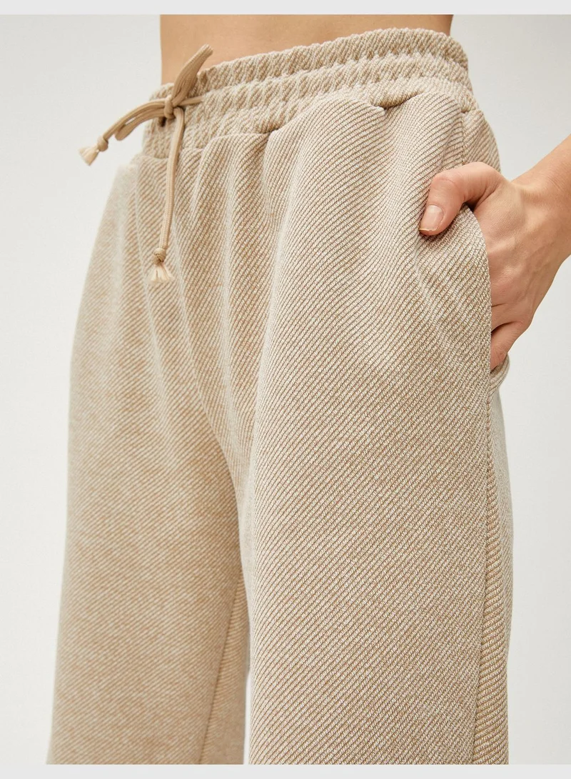 KOTON Jogger Sweatpants Drawstring Pocket