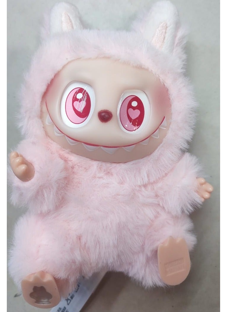 LABUBU Labubu 2nd Generation Macaron Face Blind Box Plush Doll Toy Labubu Doll Key (1 Pieces)  - Image 3