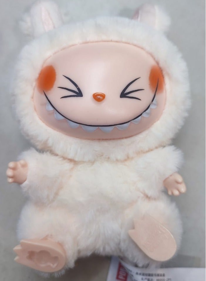 LABUBU Labubu 2nd Generation Macaron Face Blind Box Plush Doll Toy Labubu Doll Key (1 Pieces)  - Image 4