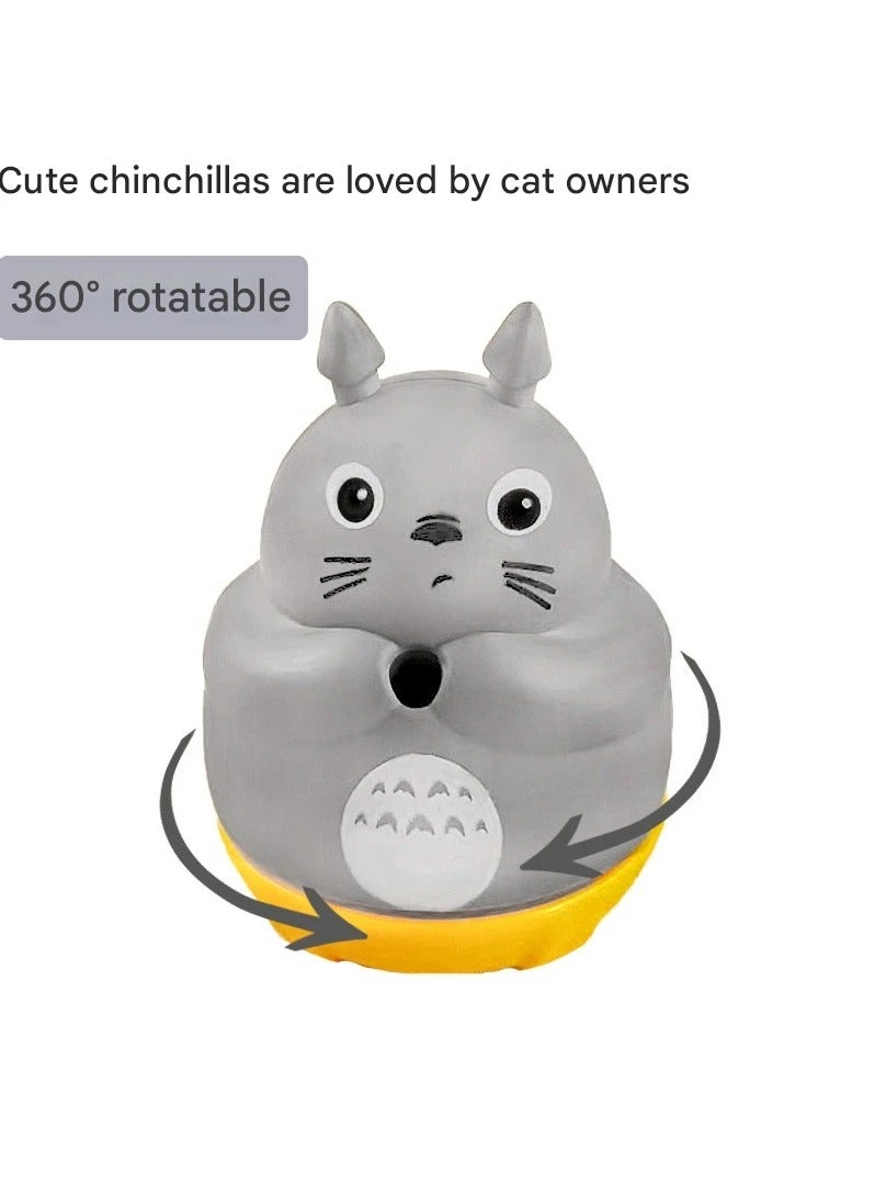 Goolsky New-Style Steel-Wire Long-Rod Feather Rotating Cat Teaser – Self-Entertainment Boredom-Relief Toy for Kittens - Image 4