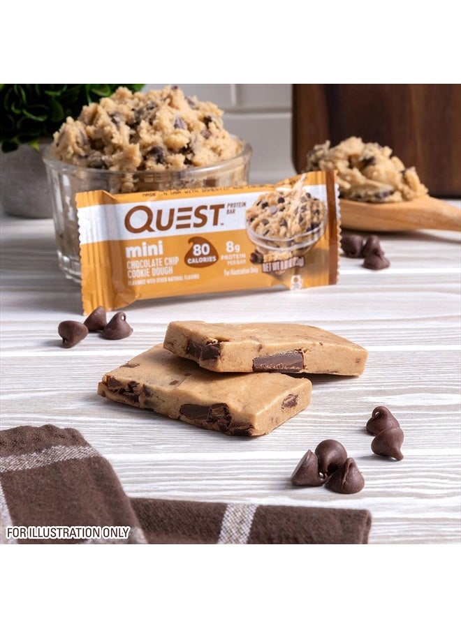 Quest Nutrition Mini Chocolate Chip Cookie Dough Protein Bars, High Protein, Low Carb, Keto Friendly, 14 Count - Image 5