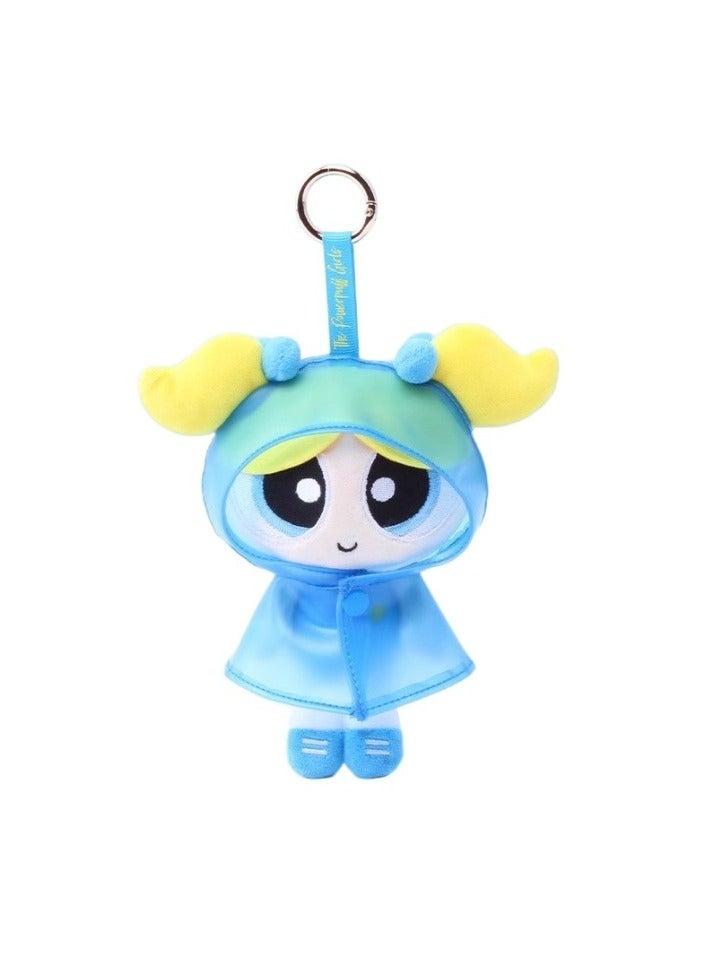 general keychain the powerpuff girls plush toys keychain pendant pendant powerpuff girls handmade decoration surrounding pendant bag hanging fashion cute mobile phone key decoration birthday holiday gift - Image 1