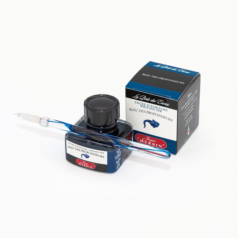 Jacques Herbin Diabolo Menthe Fountain Pen Ink - 30 ml Bottled Ink - Image 5