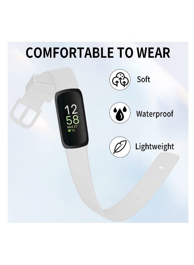 Adjustable Soft Silicone Replacement Straps for Fitbit Inspire 3, 4 Colors for Men, Women, Girls, and Boys - Image 2