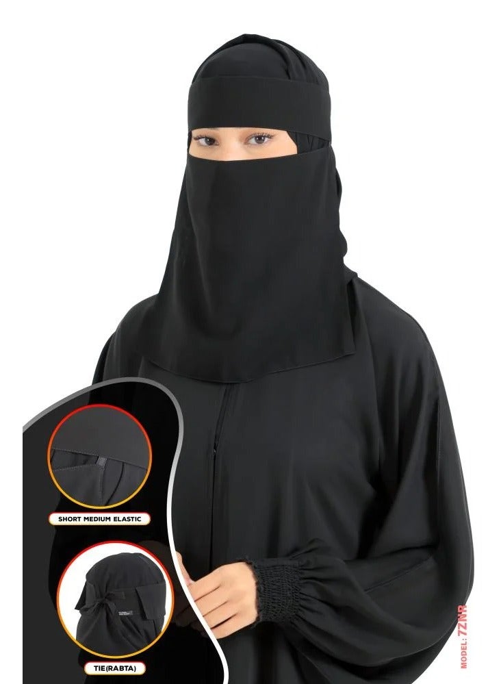 بدون اسم نقاب - الأناقة والتقاليد في كل التفاصيل - موديل 7ZNR - Image 2