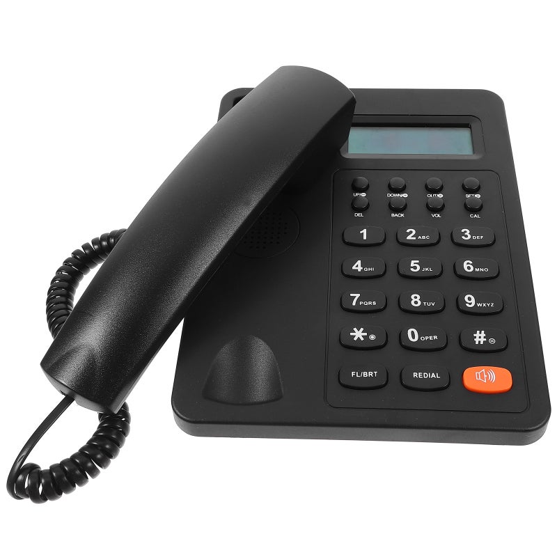 1 Set Desk Telephone Reusable Desktop Phone Office Commercial Phone Reusable Telephone Household Phone Reusable Home Phone - Image 1