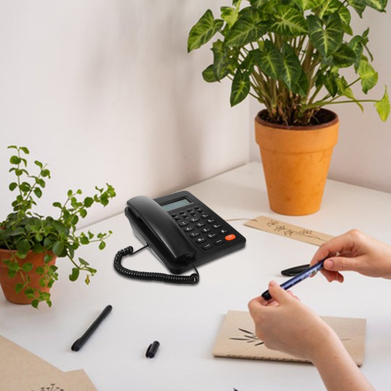 1 Set Desk Telephone Reusable Desktop Phone Office Commercial Phone Reusable Telephone Household Phone Reusable Home Phone - Image 4