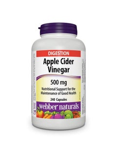 Apple Cider Vinegar 500 Mg 240 Capsules