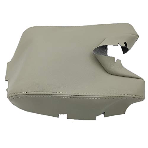 DSkoiph Center Console Lid Armrest Cover Leather Fit for 2009-2012 Acura TL Leather Part Only Gray - Image 2