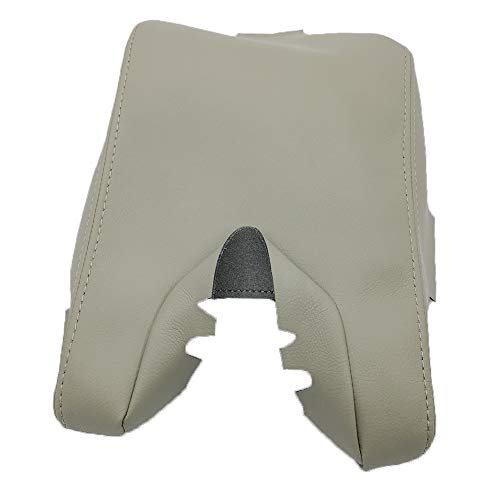 DSkoiph Center Console Lid Armrest Cover Leather Fit for 2009-2012 Acura TL Leather Part Only Gray - Image 3