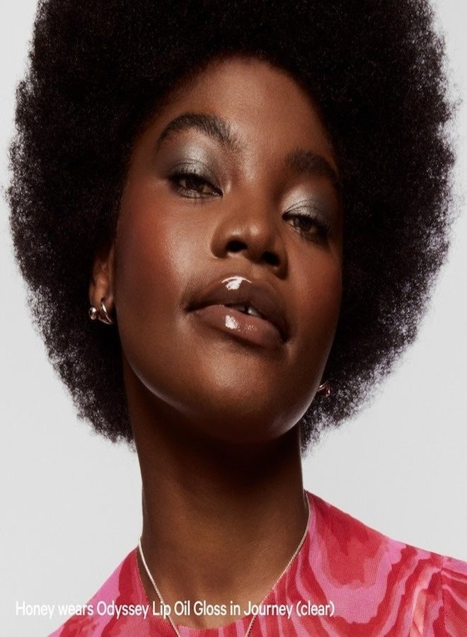 ميلك ميكب ملمع شفاه زيتي مرطب غير لزج من ميلك ميك أب أوديسي - رحلة (شفاف) 6.5 مل - زيت مرطب نباتي للشفاه - Image 3