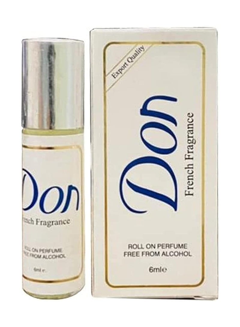 دون زيت عطري رول أون، 6 مل، عطر يدوم طويلاً من دون - Image 1