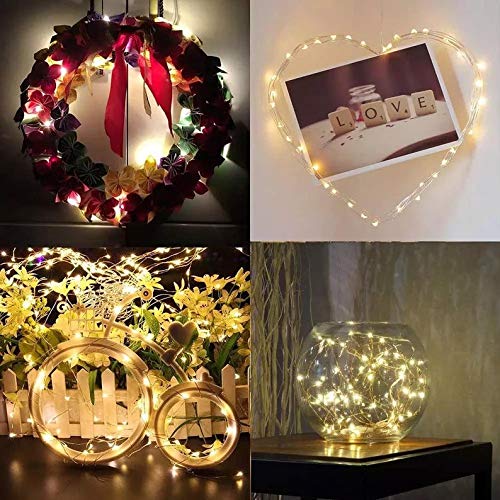 MANSAA MANSAA Lights for Decoration 18 Months Warranty 10 Meter 100 LEDs Fairy Lights for Room Decoration Led Lights for Decoration Decoration Light String Lights USB Operated Yellow Pack of 1 - Image 2
