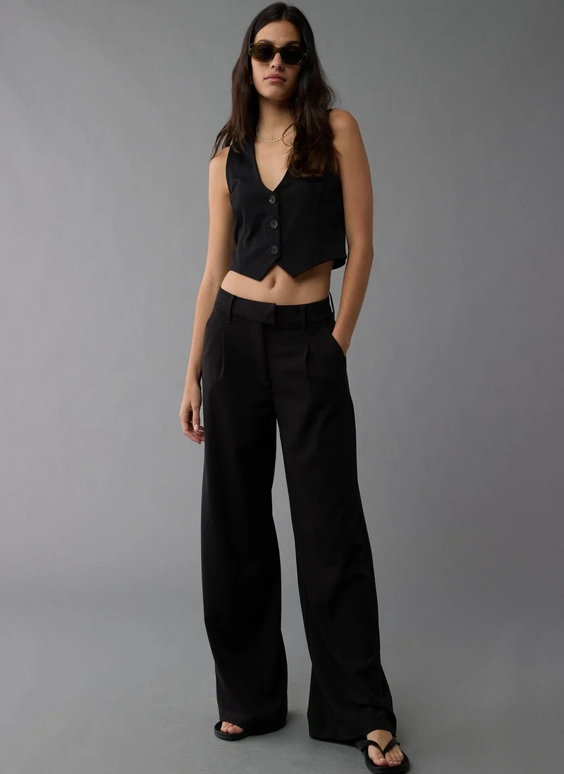 امريكان ايجل High Rise Stretch Wide Leg Trousers
