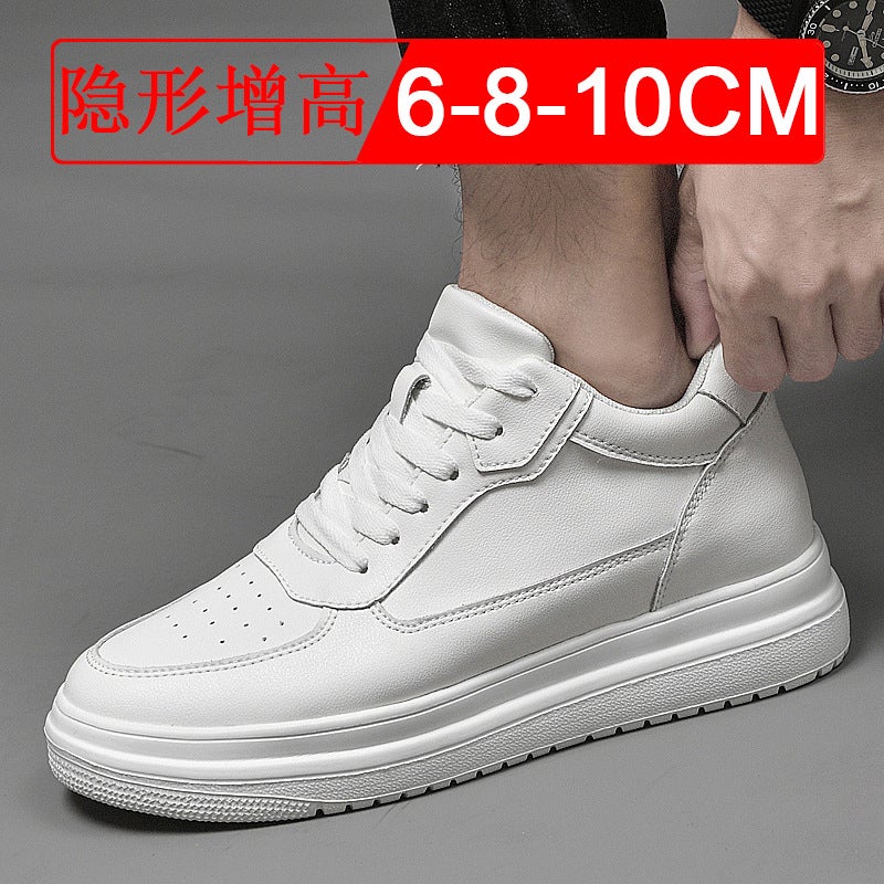 New invisible inner heightening men''s shoes 10CM breathable casual sneaker heightening shoes 8 small white tide shoes platform shoes 6 - Image 4