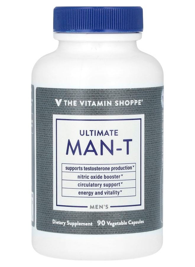 The Vitamin Shoppe Men's Ultimate ManT 90 Vegetable Capsules 