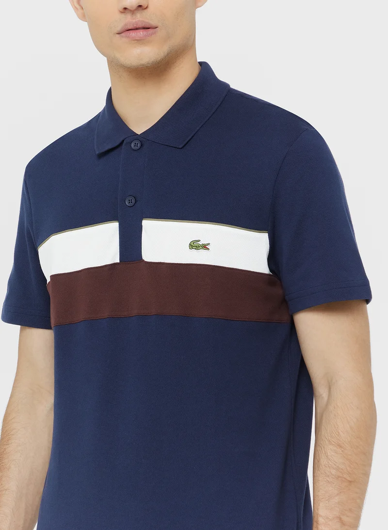 LACOSTE Colorblock Polo