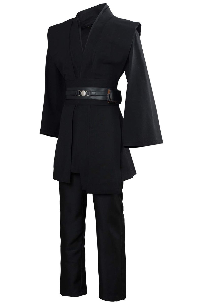 Wecos Tunic Costume Mens Hooded Knight Outfits Halloween Cosplay Costume Three Versions - Image 2