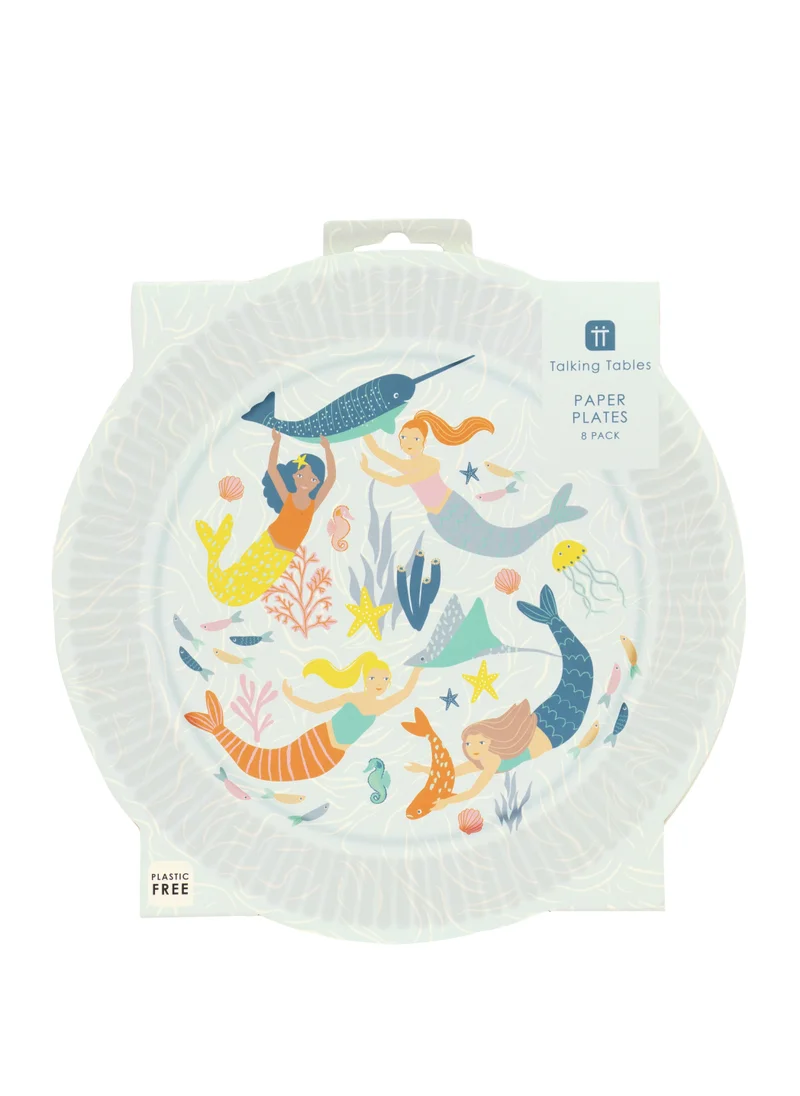 Talking Tables Make Waves, 23Cm Plate, 8Pk