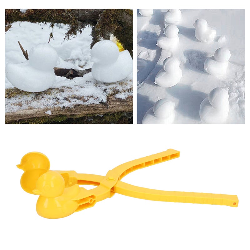 Snowball Maker Duck Shape Convenient Snow Ball Mold Clip with Handle for Adults Kids Winter - Image 3