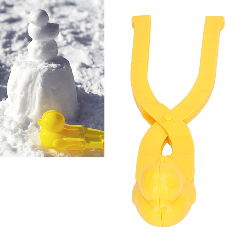 Snowball Maker Duck Shape Convenient Snow Ball Mold Clip with Handle for Adults Kids Winter - Image 1