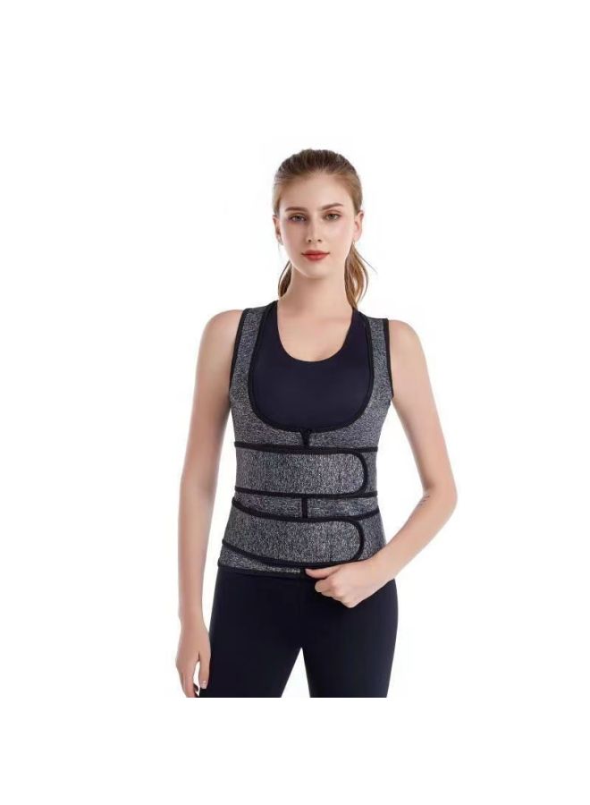 Body Shaping Garments, Body Shaping And Body Protection Corset, Women's Zippered Double Waist Corset, Waist Shaping Vest