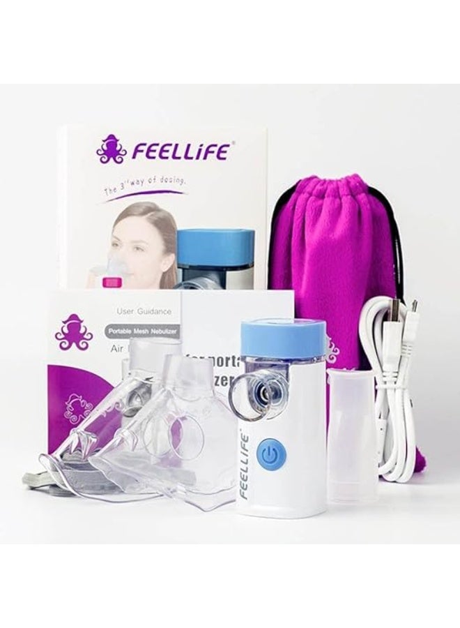 Portable Mesh Nebulizer Air Pro 3 - Wireless & Silent Handheld Inhaler - Easy-to-Use for Respiratory Pain Relief - Durable & Lightweight - Image 4