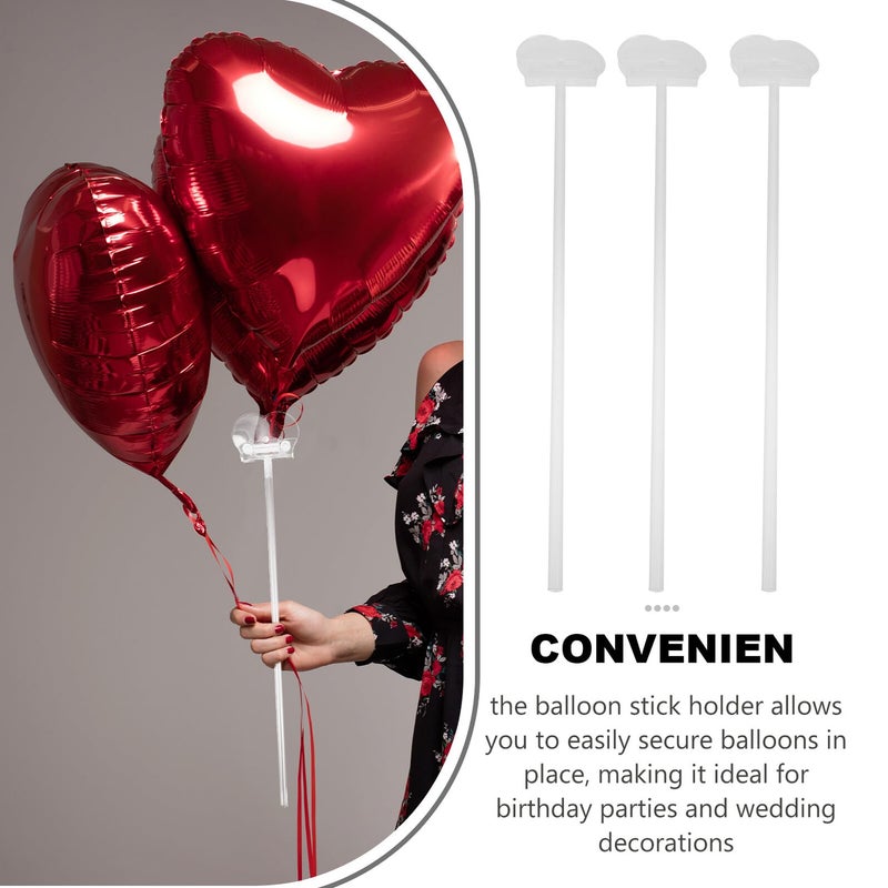 50 Balloon Stick Holders With Clips For Party Decorations Graduation Wedding Birthday Prom - Image 4