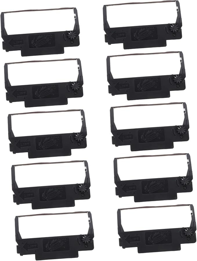 Purple Cash Register Ink Ribbon 10 Pack Compatible for TM U220 U230 U210 U370 U300C ERC30 34 38 - Image 1