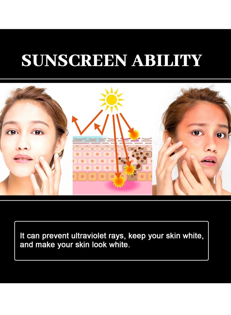 OUHOE Moisturizing Sunscreen Lotion for Sunscreen Whitening Sun Cream SPF++ UVB - Image 4
