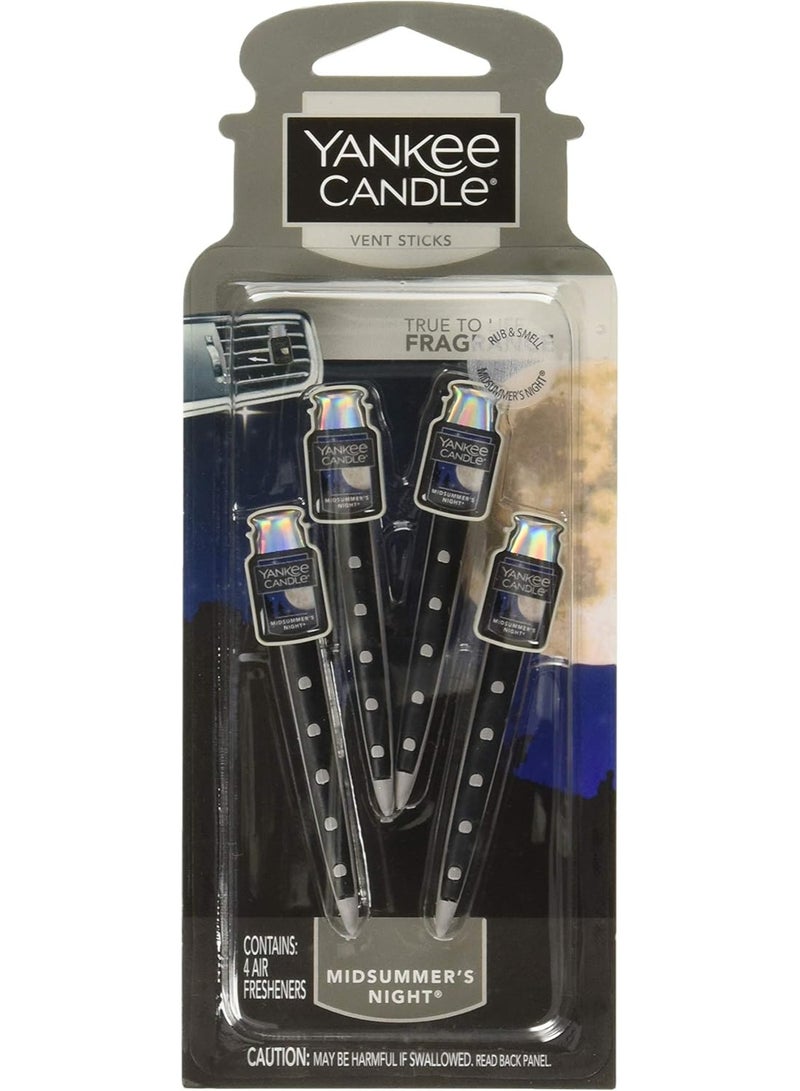 Yankee Candle Car Freshener Vent Stick Midsummers Night, 2-Packs (8 Vent Sticks) - Image 1