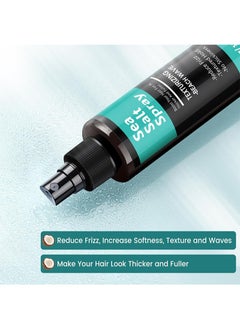HaLunhi Sea Salt Spray for Hair Men and Women，Dry Texturizing & Volumizing, Curl and Beach Waves Spray for Hair（150ml）  - Image 2