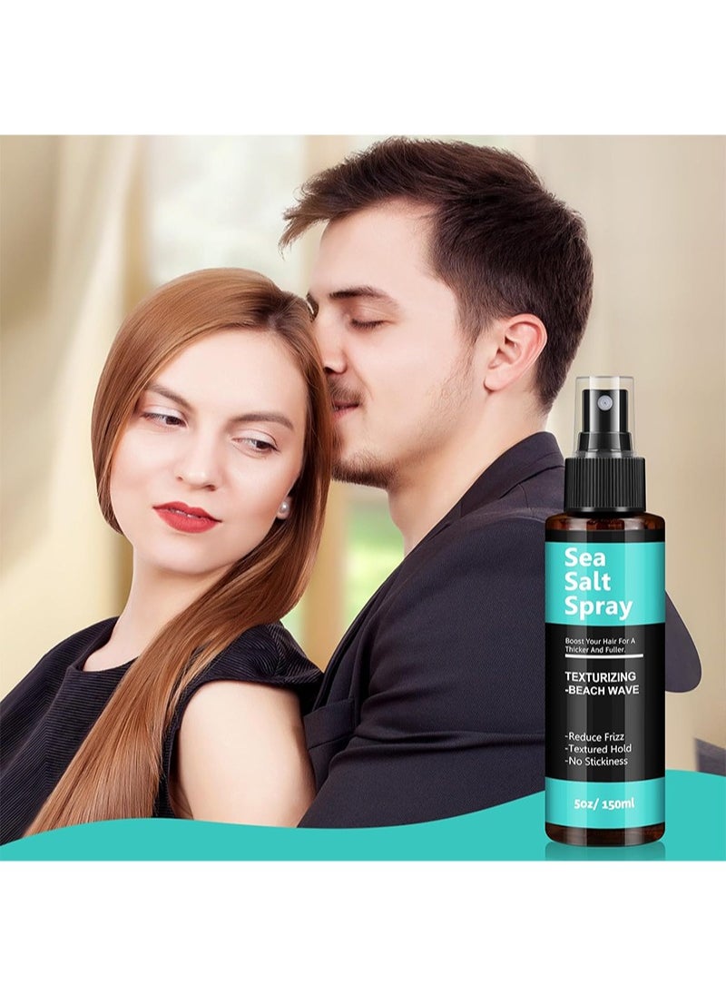 Sea Salt Spray for Hair Men and Women，Dry Texturizing & Volumizing, Curl and Beach Waves Spray for Hair（150ml）