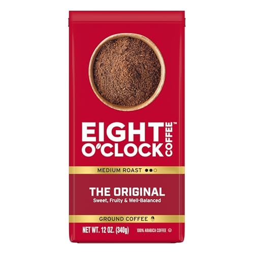 Eight O'Clock Coffee Eight OClock Coffee The Original 12 Ounce Pack of 6 Medium Roast Ground Coffee 100 Arabica Sweet Fruity Well Balanced - Image 1