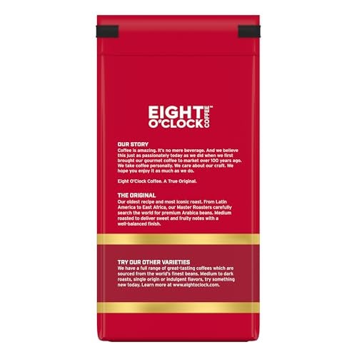 Eight O'Clock Coffee Eight OClock Coffee The Original 12 Ounce Pack of 6 Medium Roast Ground Coffee 100 Arabica Sweet Fruity Well Balanced - Image 5