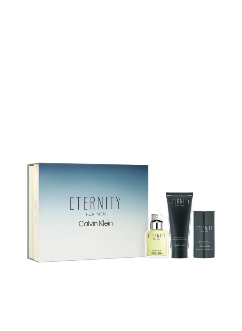 CALVIN KLEIN Men Fragrance Set Spring 2025 (Eternity for Men Eau de Toilette 50 mL Shower Gel 100 mL Deodorant Stick 75 mL)