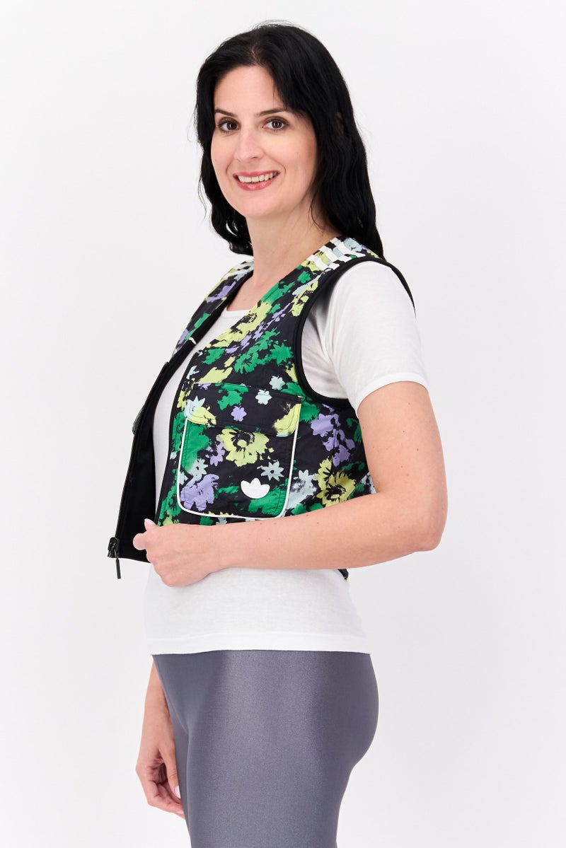adidas Originals Women Sportswear Fit Sleeveless Reversible Outdoor Vest, Multicolor  - Image 2